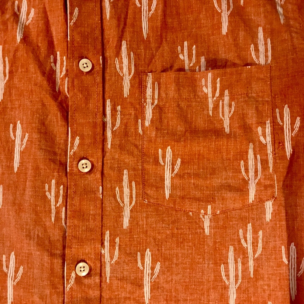Goodfellow & Co. short sleeve cactus button up